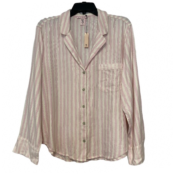 Victoria's Secret Other - Victoria Secret Pajama Sleep Shirt Top